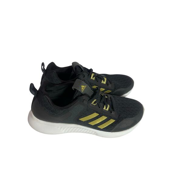 Adidas EdgeBounce 1.5 Black Gold Woman’s Running Sneaker 10 - Picture 3 of 7